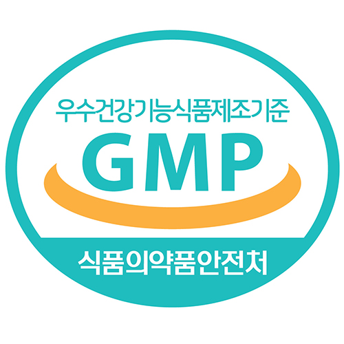 우수건강기능식품제조기준 GMP 마크